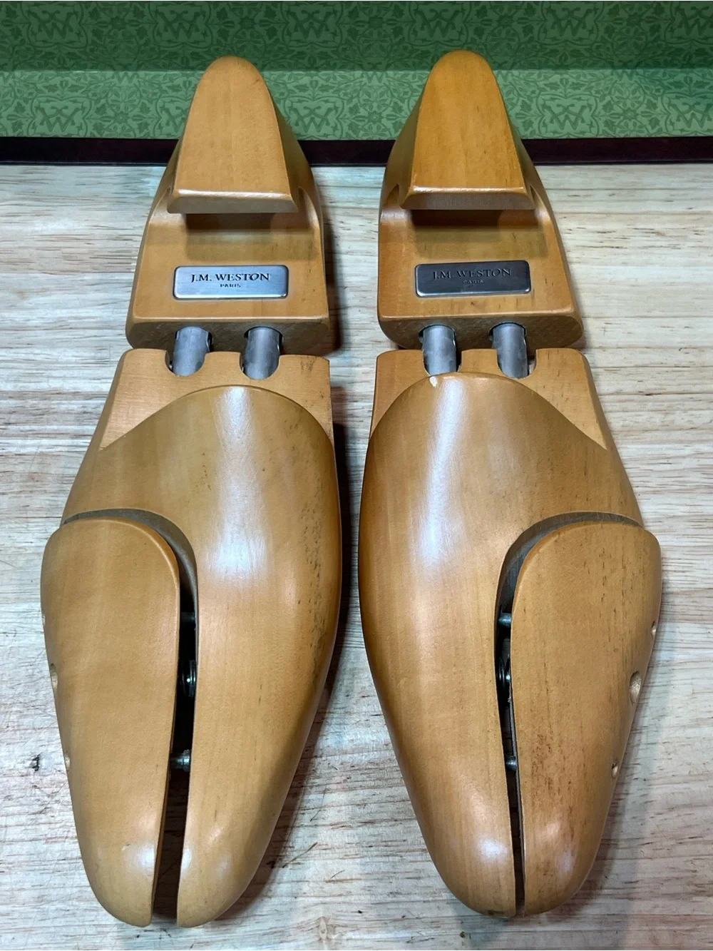 JM Weston 582🔥 Brown Calf Leather Wholecut Oxfords UK8/US9 w Shoe Trees 🇫🇷